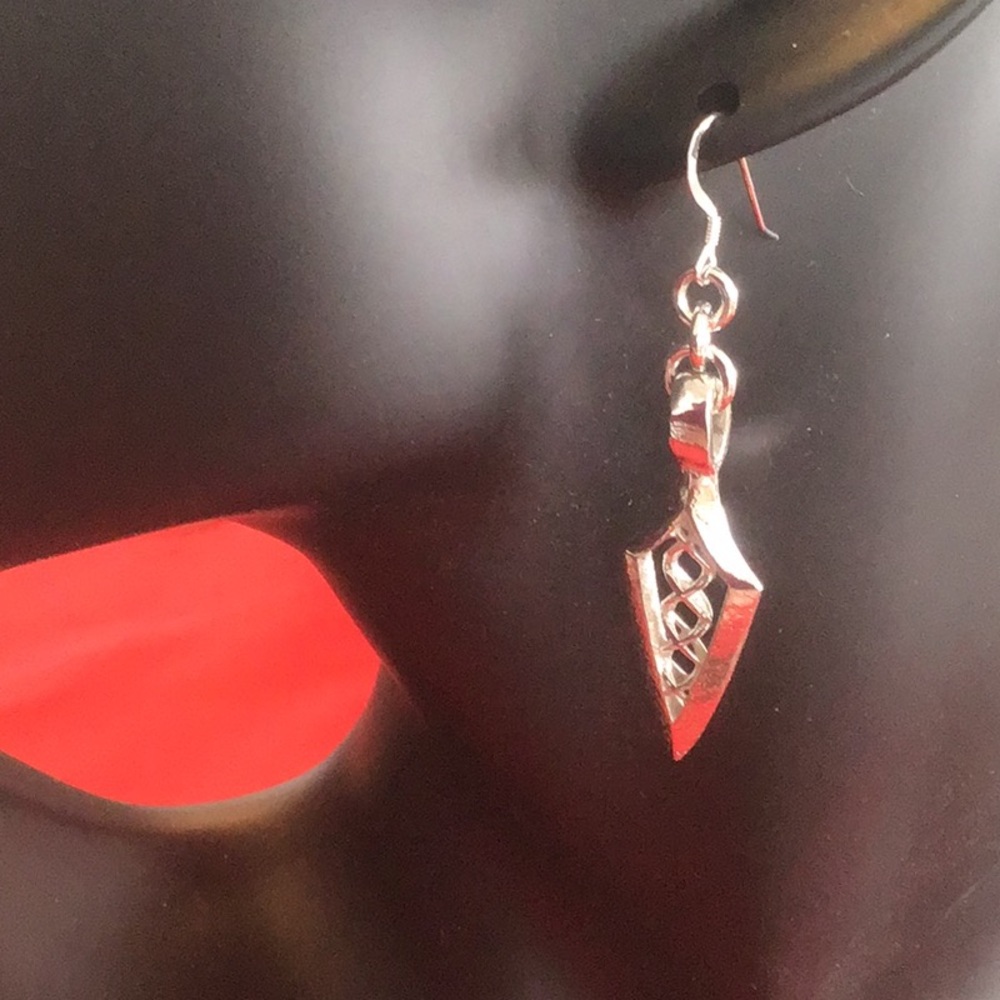 925 Arrowhead with Helix Earrings